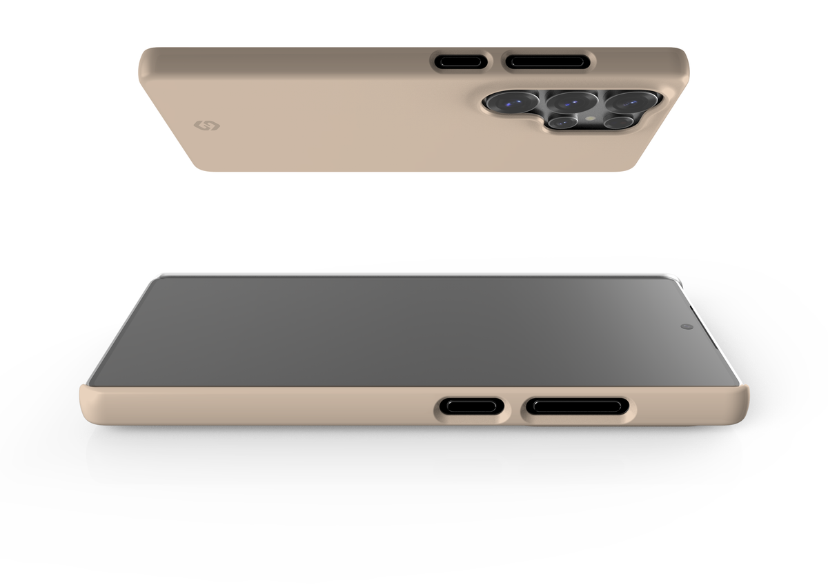 Basic Brown Snap Case in Gloss - Samsung Galaxy S25 Series