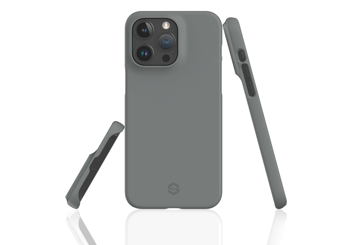 Stormy Grey Snap Case in Gloss - iPhone 15 Series