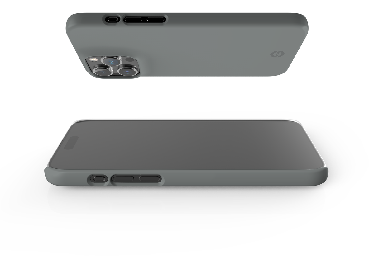 Stormy Grey Snap Case in Gloss - iPhone 15 Series