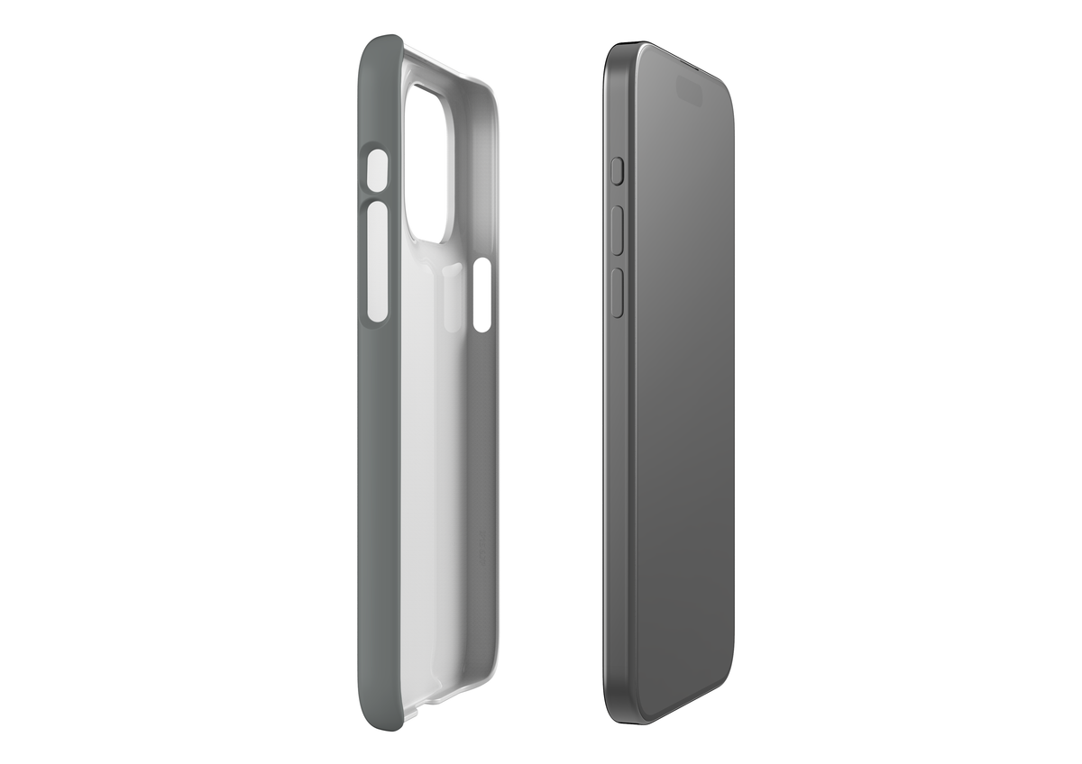 Stormy Grey Snap Case in Gloss - iPhone 15 Series