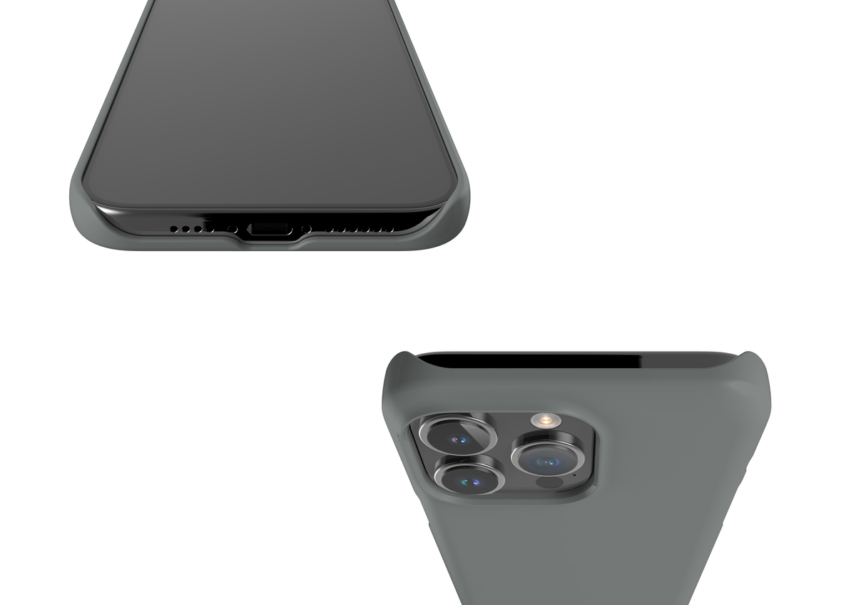 Stormy Grey Snap Case in Gloss - iPhone 15 Series
