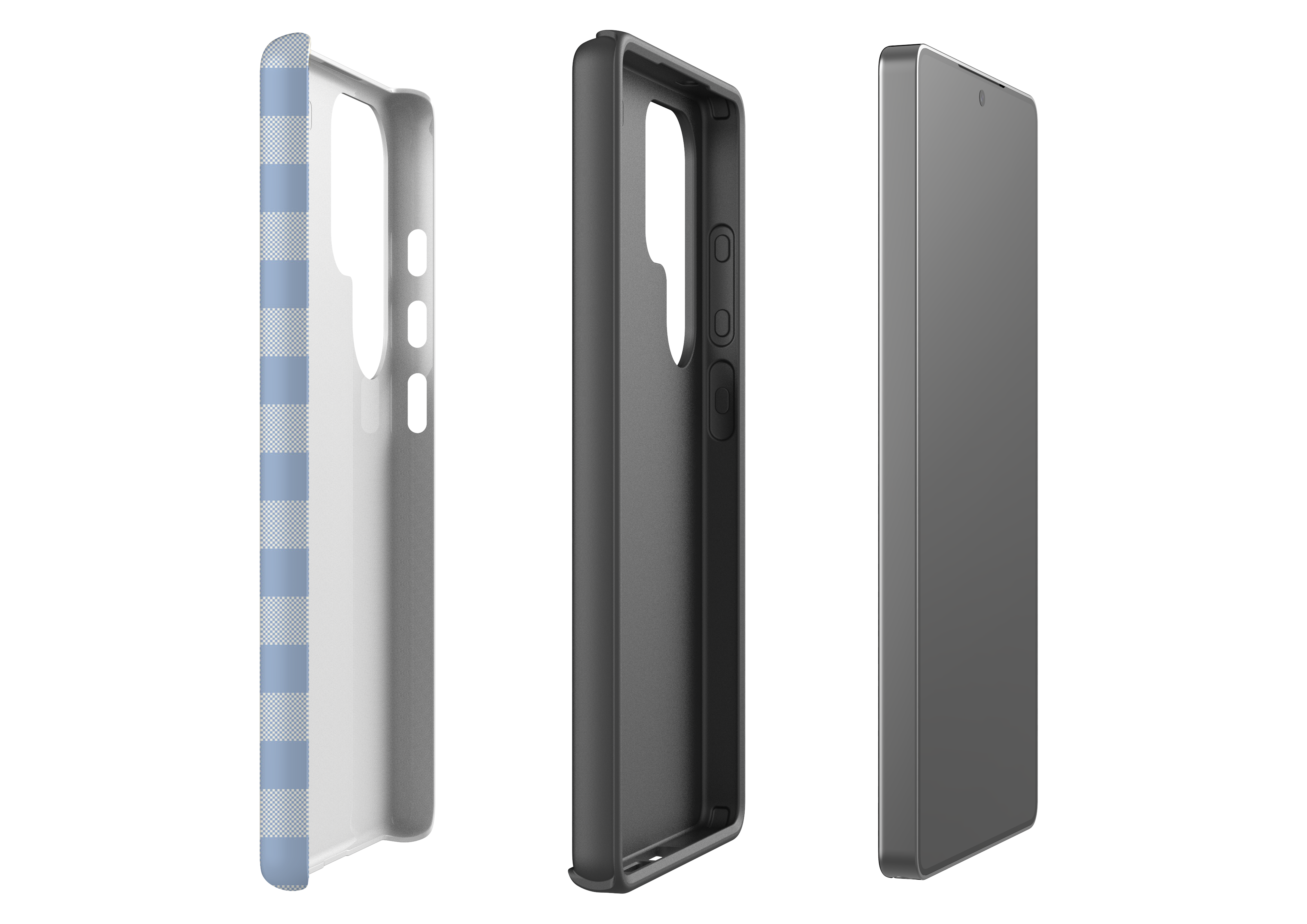 Azure Check Case - Samsung Galaxy S25 Series