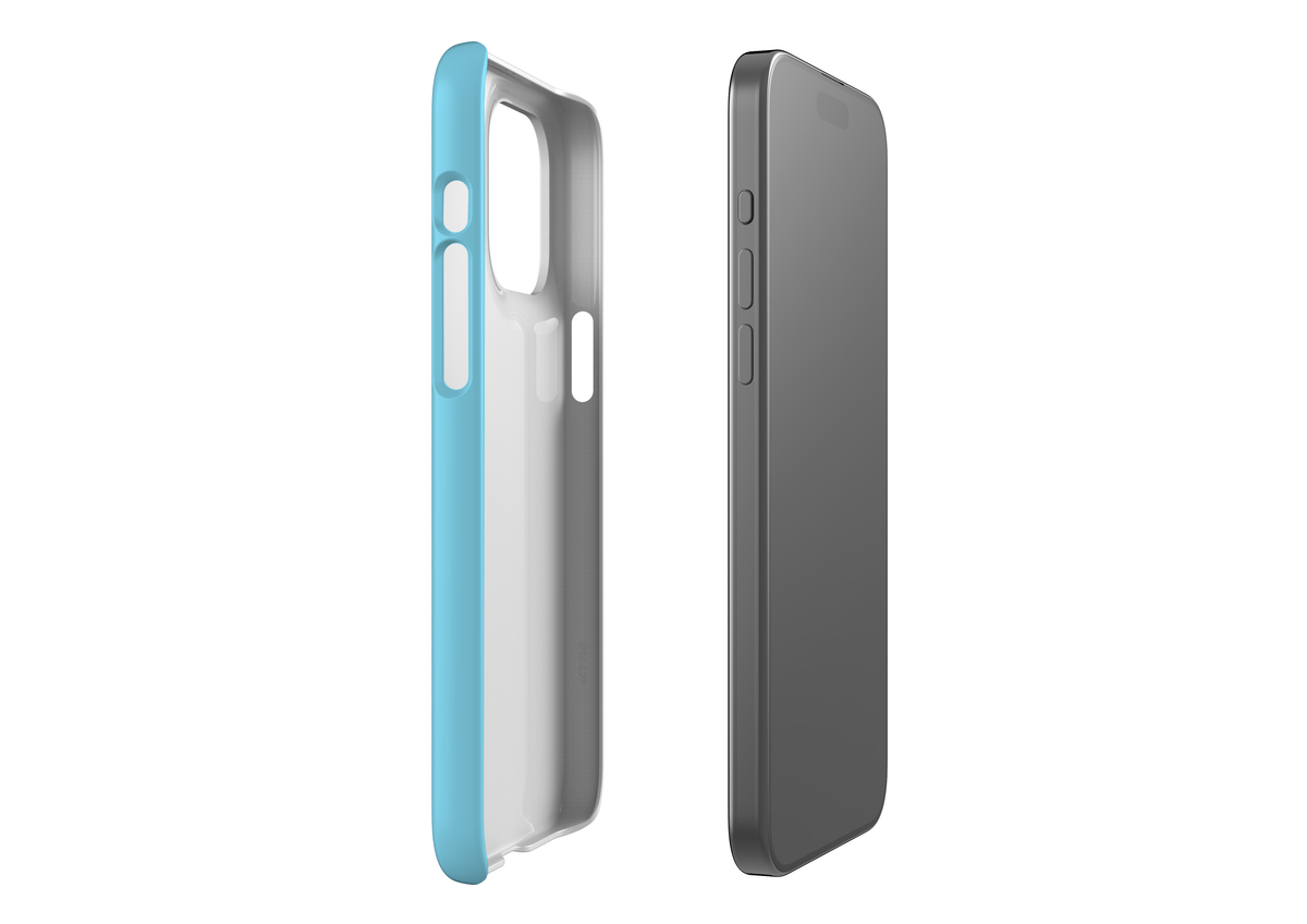 Blissful Blue Snap Case in Gloss - iPhone 15 Series