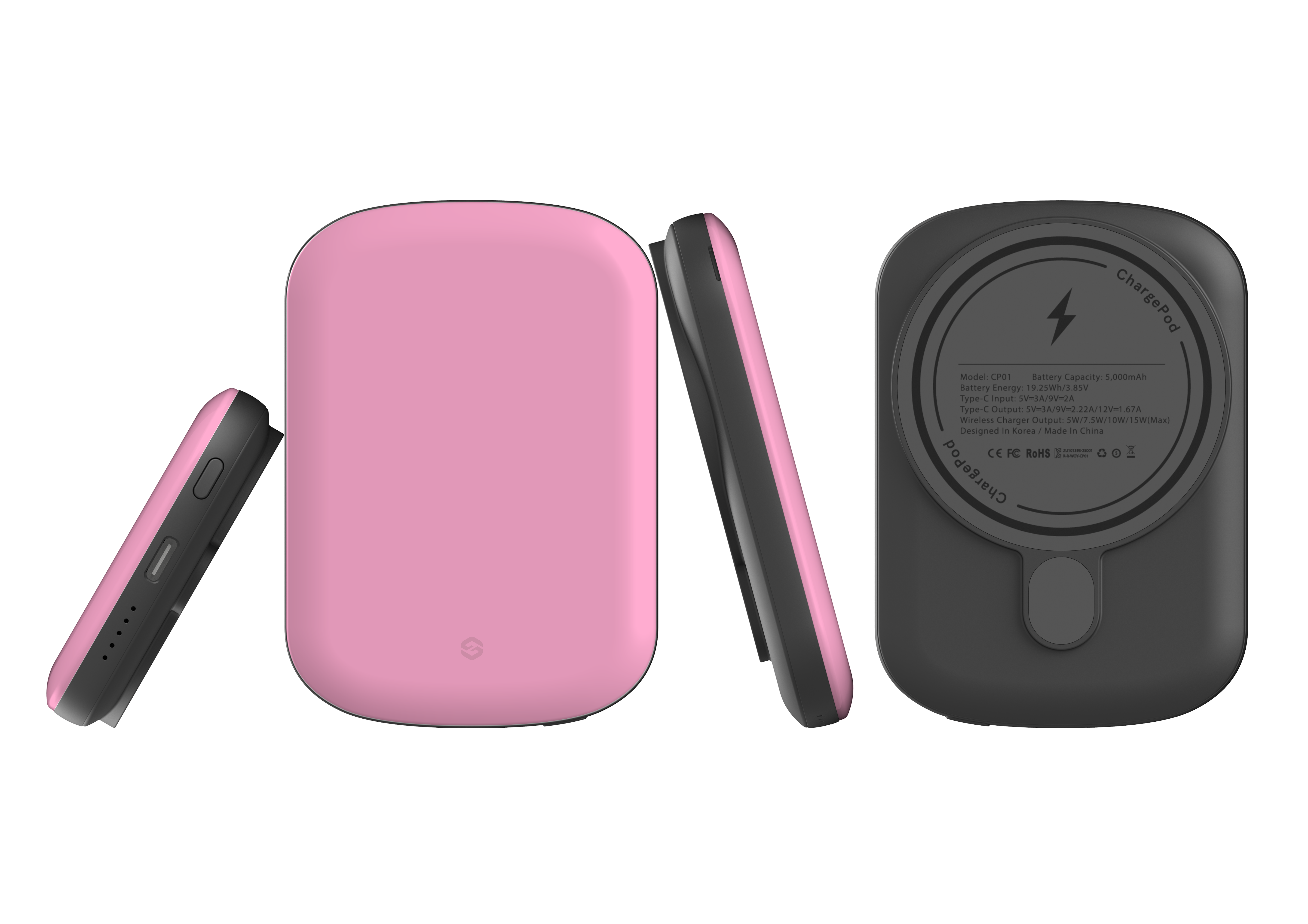 Playful Pink MagSafe Power Bank