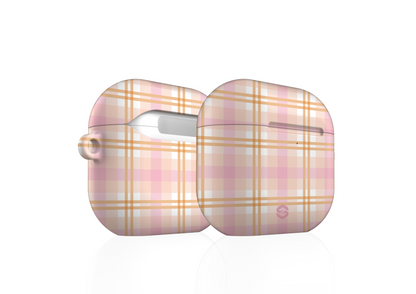 Beige Check  Airpods 4 Case