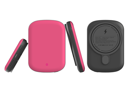 Playful Pink MagSafe Power Bank