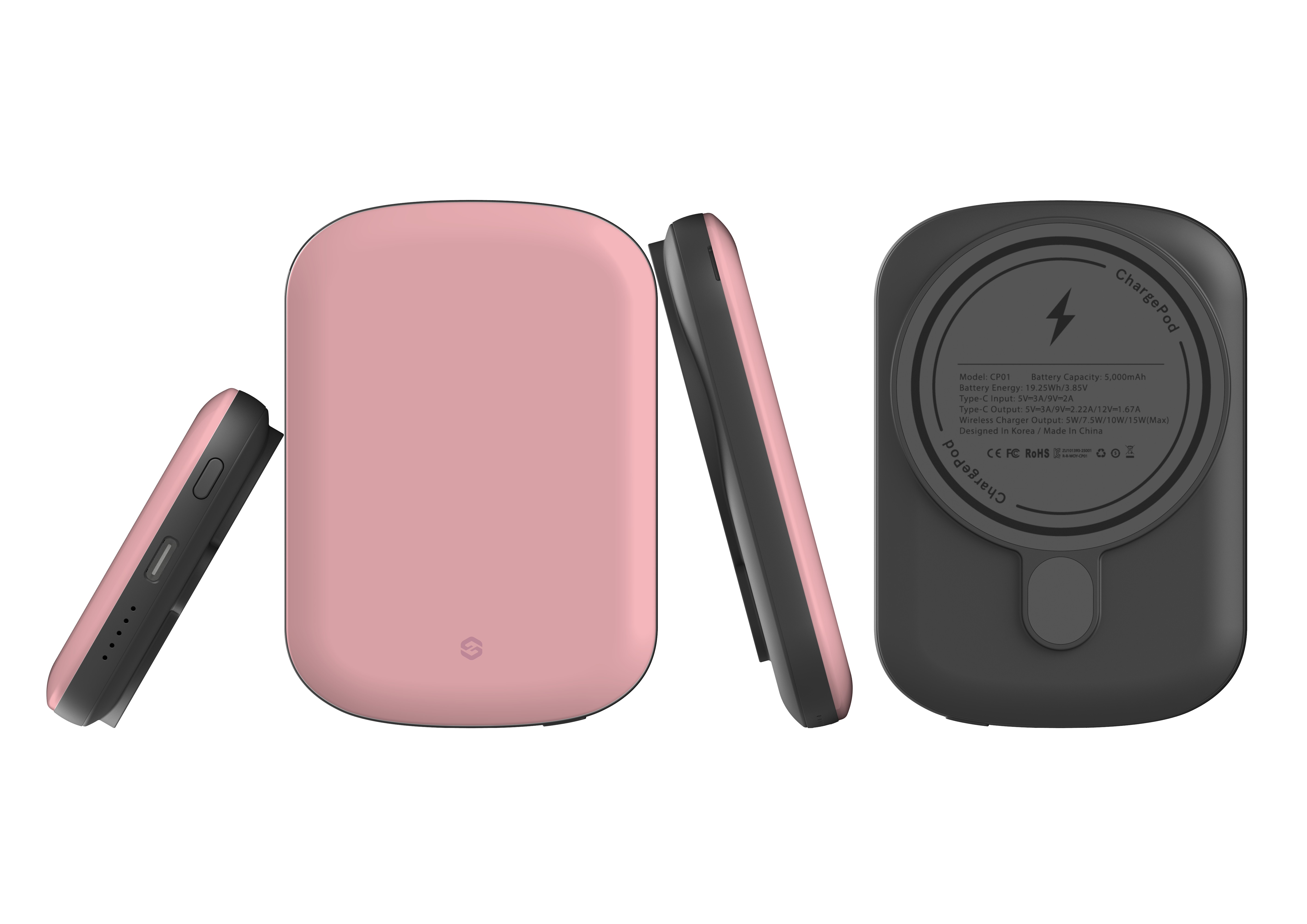 Playful Pink MagSafe Power Bank
