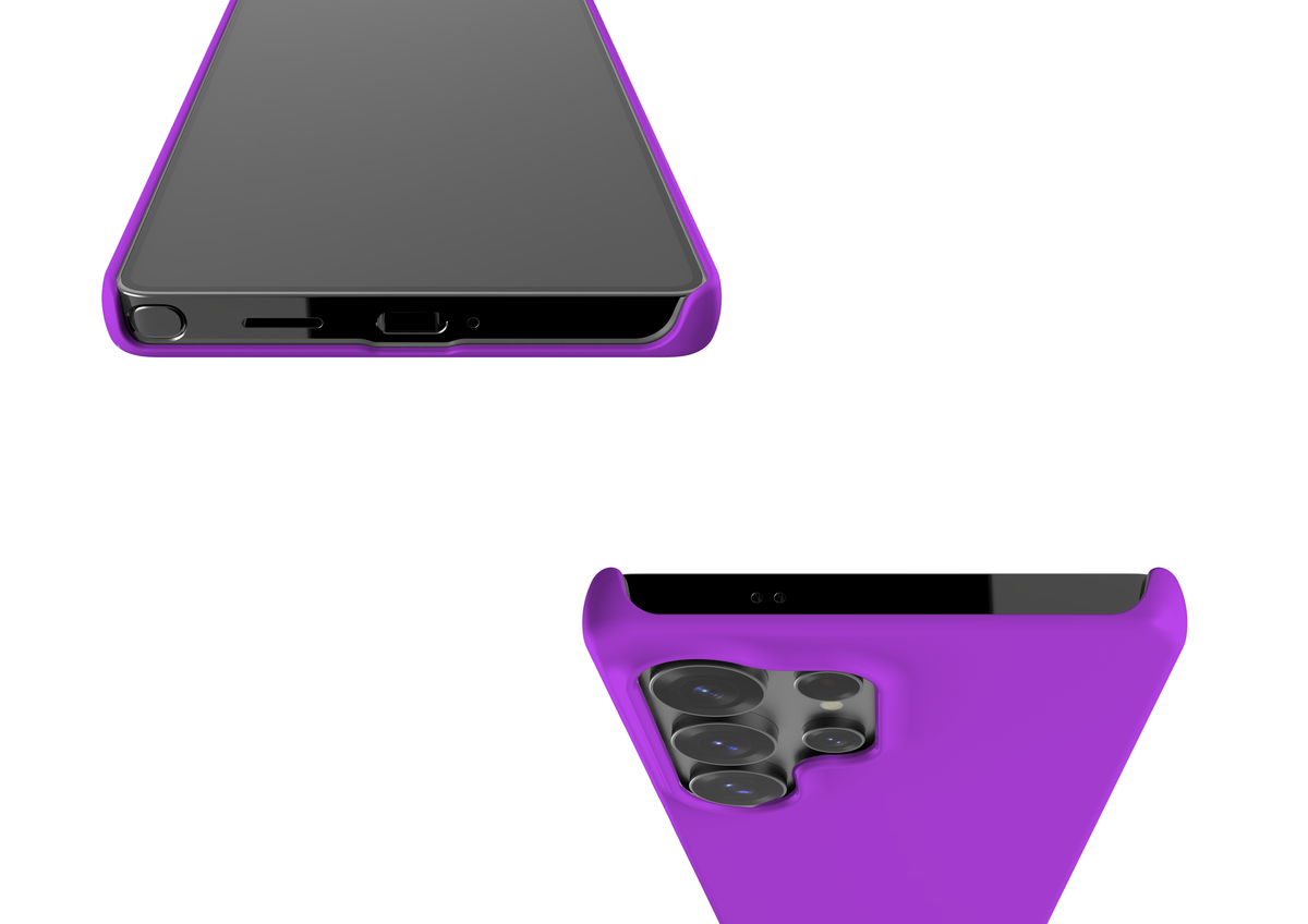 Vivid Violet Snap Case in Gloss - Samsung Galaxy S25 Series