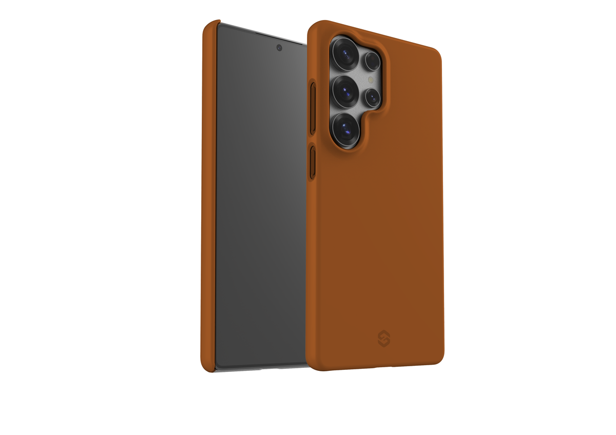 Basic Brown Snap Case in Gloss - Samsung Galaxy S25 Series