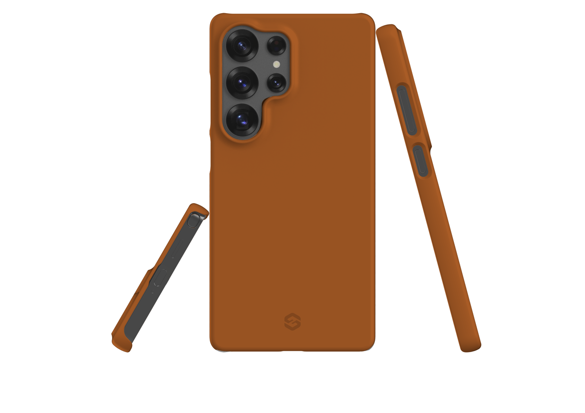 Basic Brown Snap Case in Gloss - Samsung Galaxy S25 Series