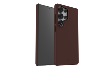 Basic Brown Snap Case in Gloss - Samsung Galaxy S25 Series