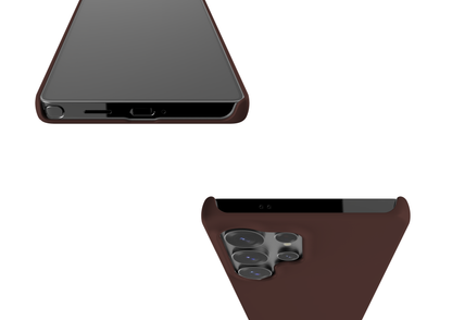 Basic Brown Snap Case in Gloss - Samsung Galaxy S25 Series