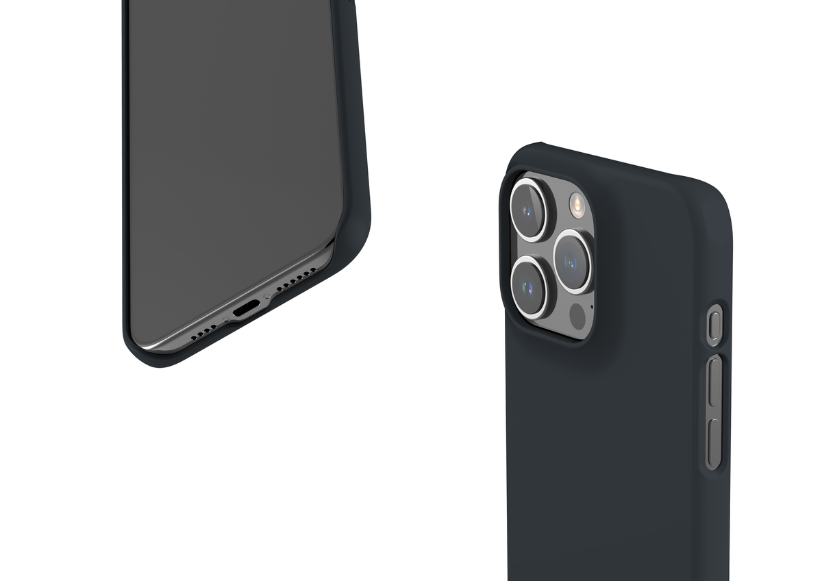 Stormy Grey Snap Case in Gloss - iPhone 15 Series