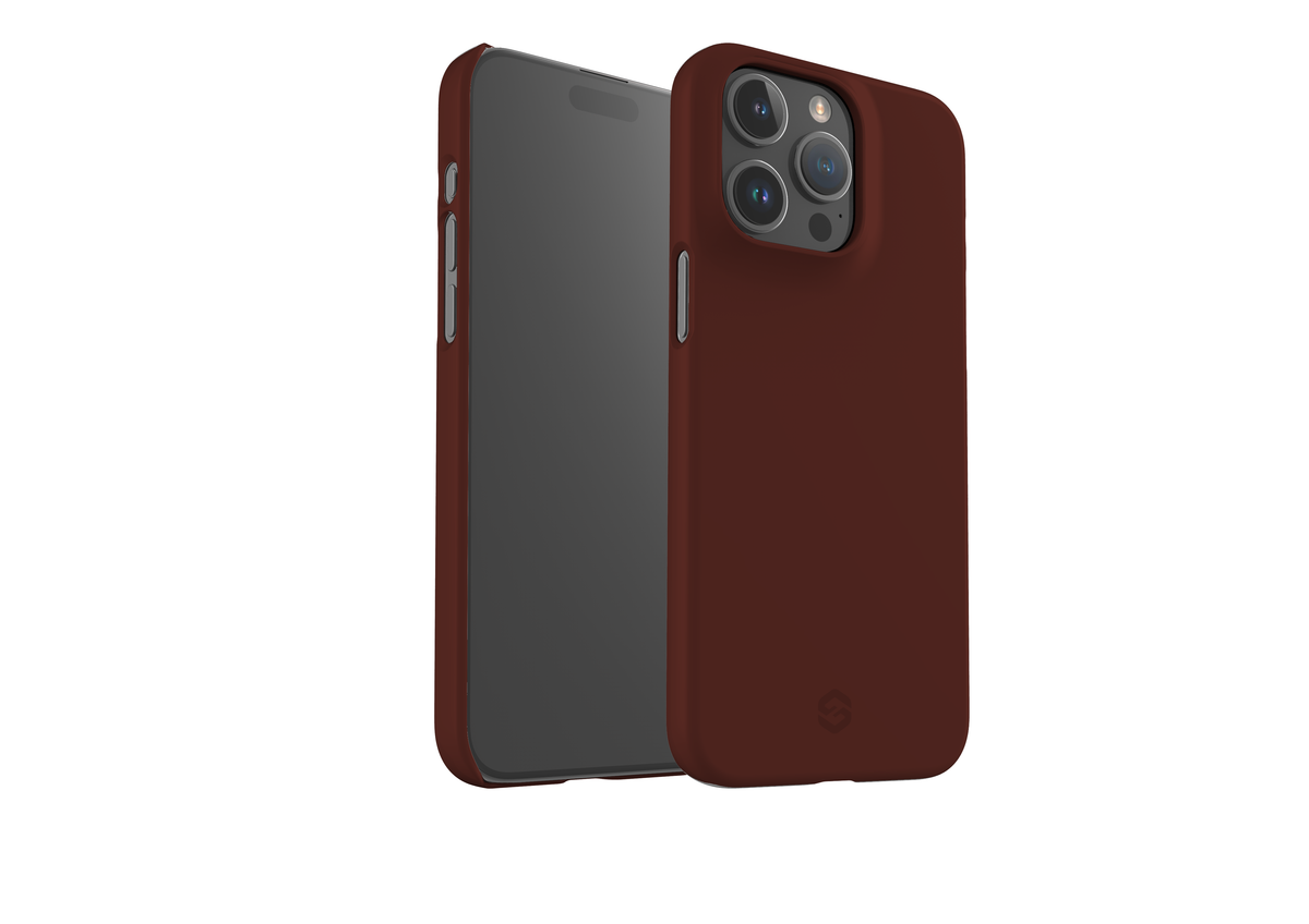 Basic Brown Snap Case in Gloss - iPhone 15 Series