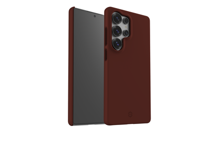 Basic Brown Snap Case in Gloss - Samsung Galaxy S25 Series