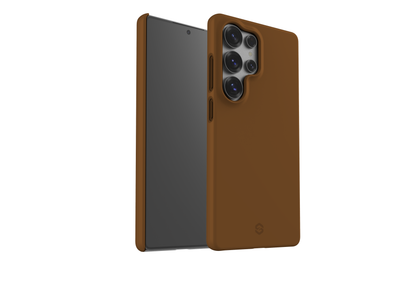 Basic Brown Snap Case in Gloss - Samsung Galaxy S25 Series