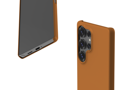 Basic Brown Snap Case in Gloss - Samsung Galaxy S25 Series