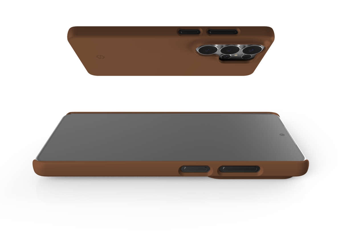 Basic Brown Snap Case in Gloss - Samsung Galaxy S26 Series