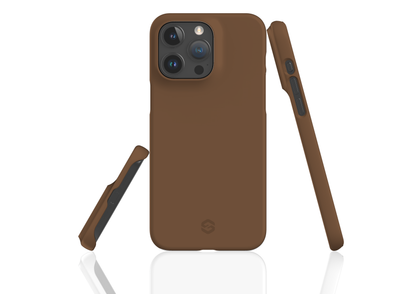 Basic Brown Snap Case in Gloss - iPhone 15 Series
