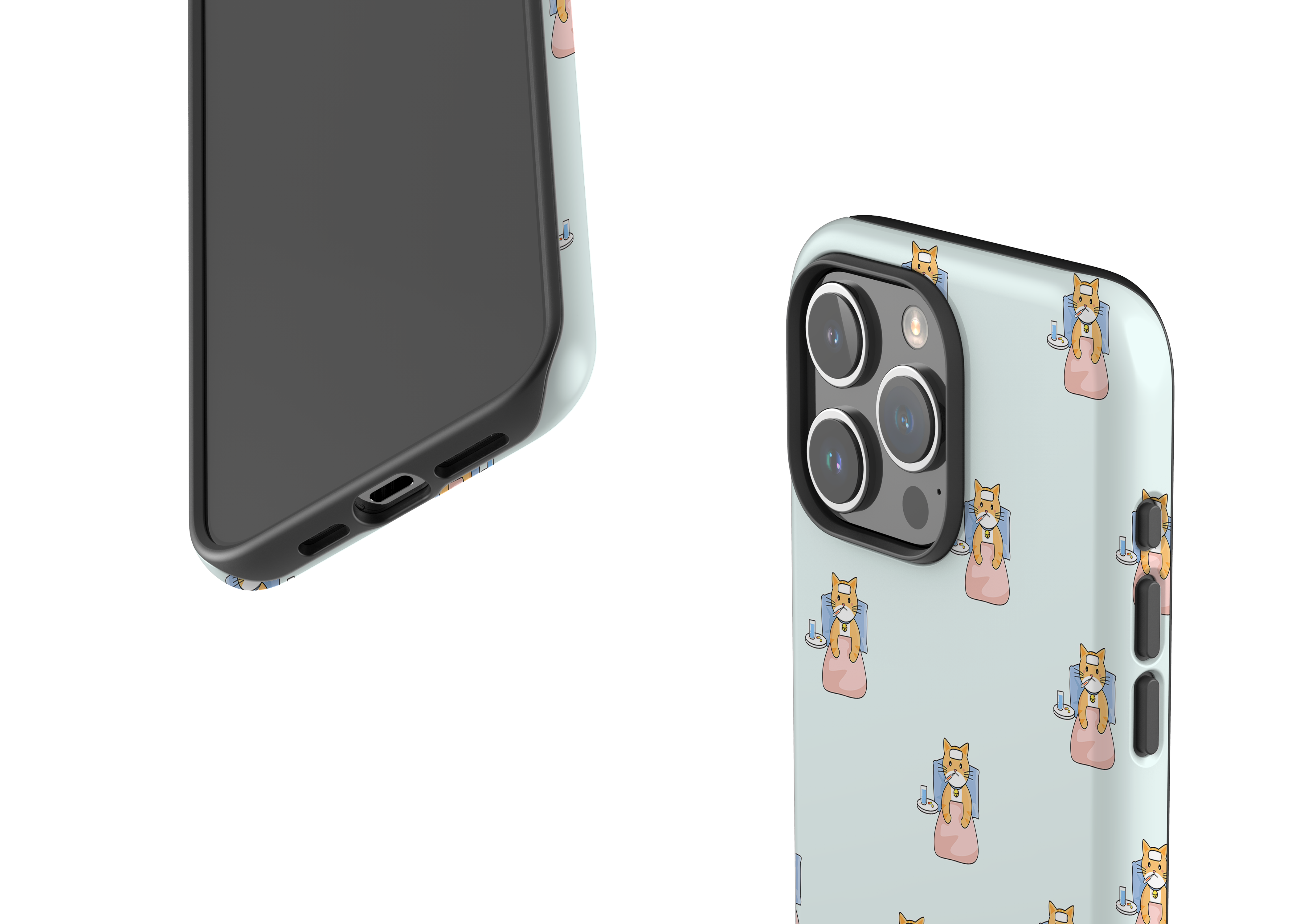 Cozy Cat Case - iPhone 15 Series