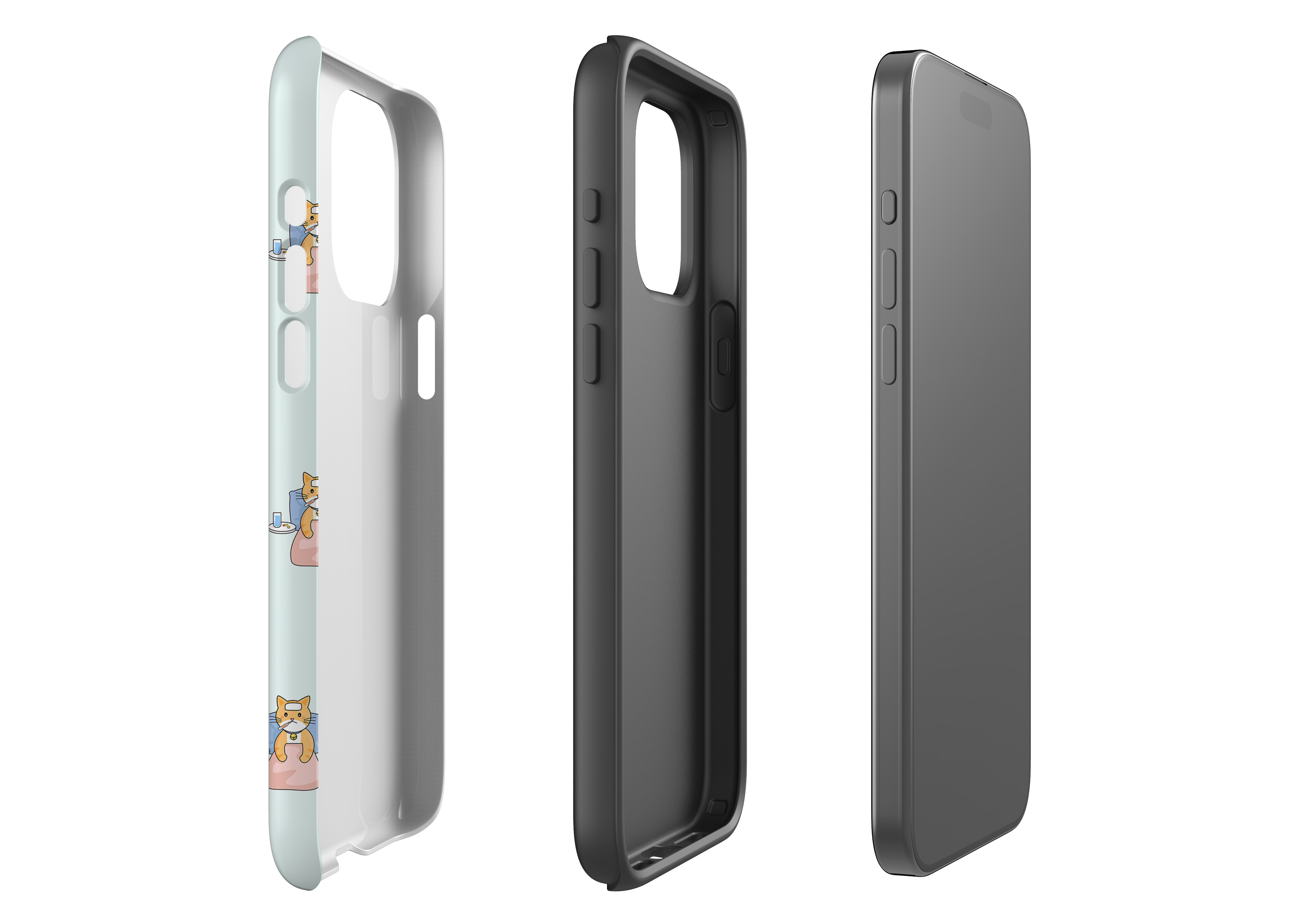 Cozy Cat Case - iPhone 15 Series