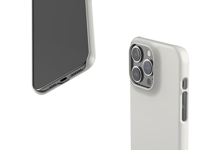 Frosty White Snap Case in Gloss - iPhone 15 Series