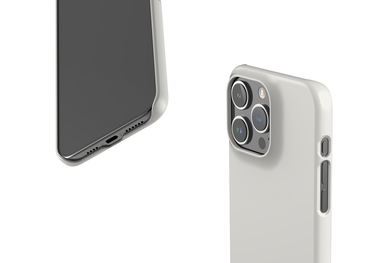 Frosty White Snap Case in Gloss - iPhone 15 Series