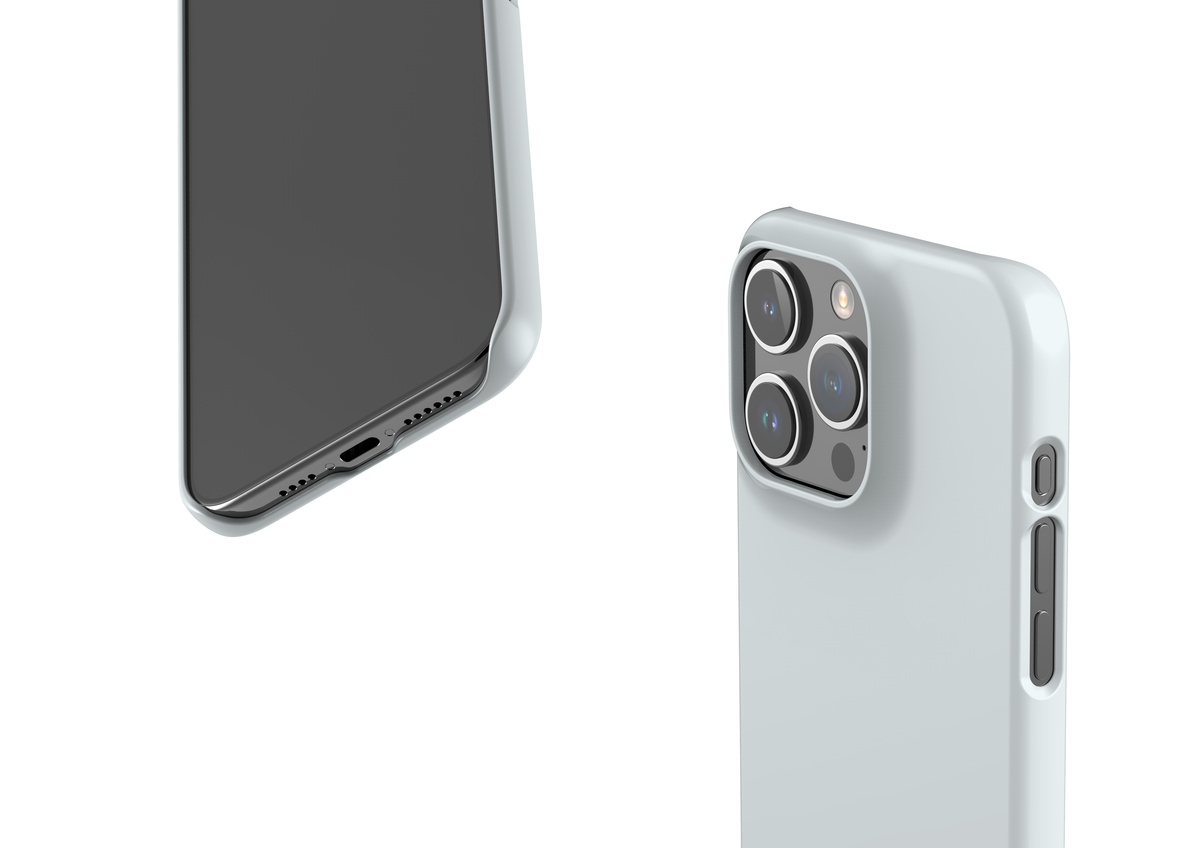 Frosty White Snap Case in Gloss - iPhone 15 Series