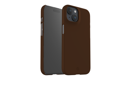 Basic Brown Snap Case in Gloss - iPhone 15 Series