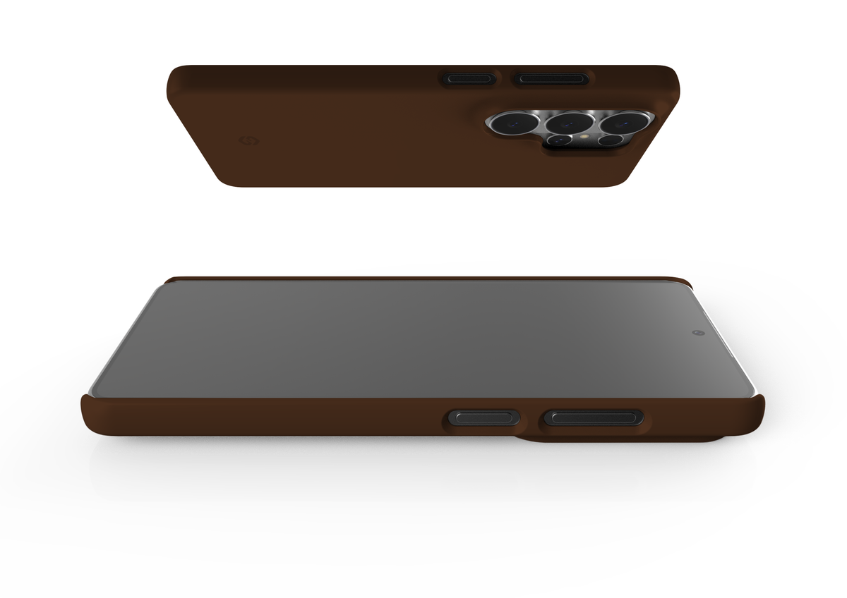 Basic Brown Snap Case in Gloss - Samsung Galaxy S26 Series