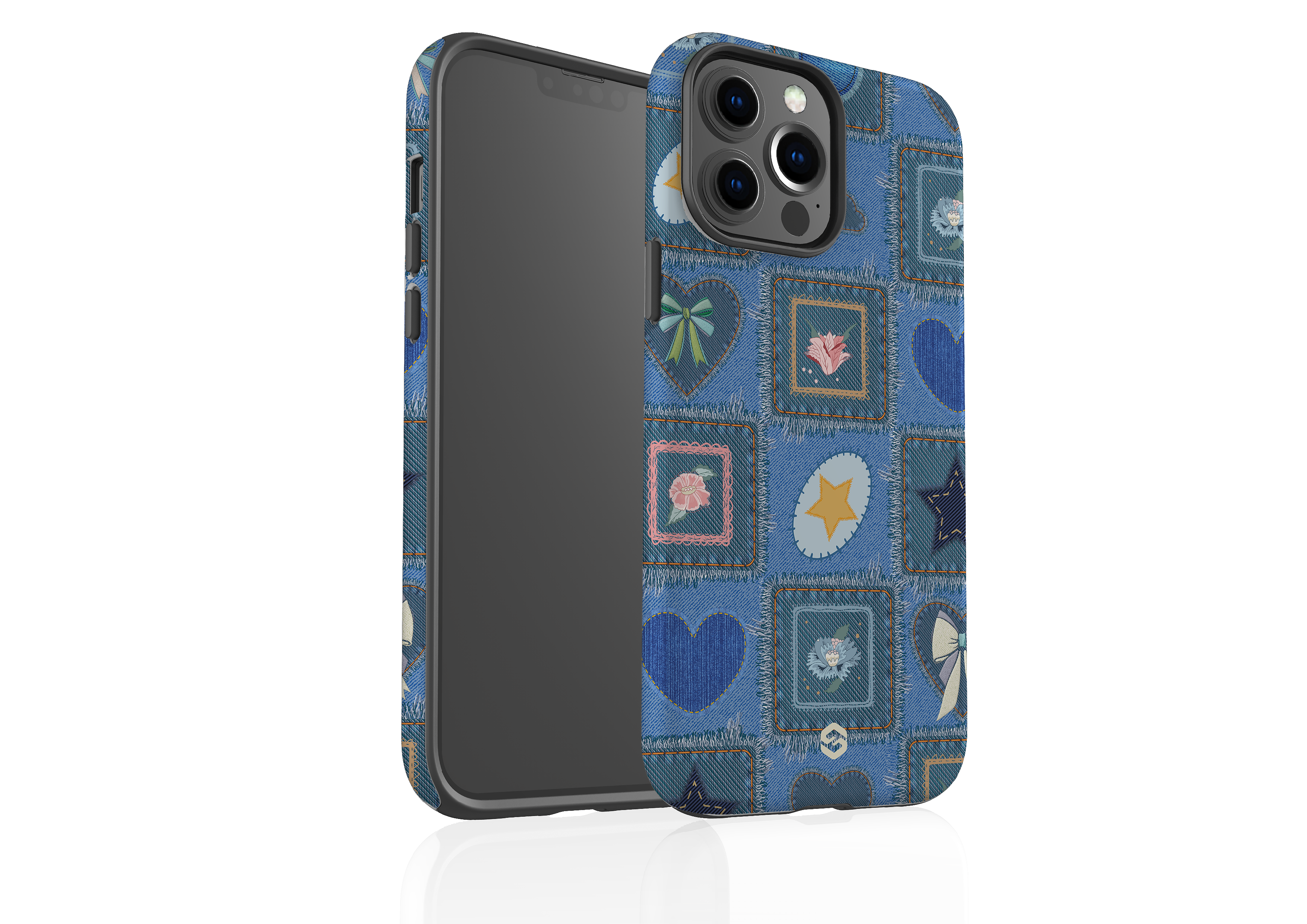 Denim Patchwork Case - iPhone 13 Series