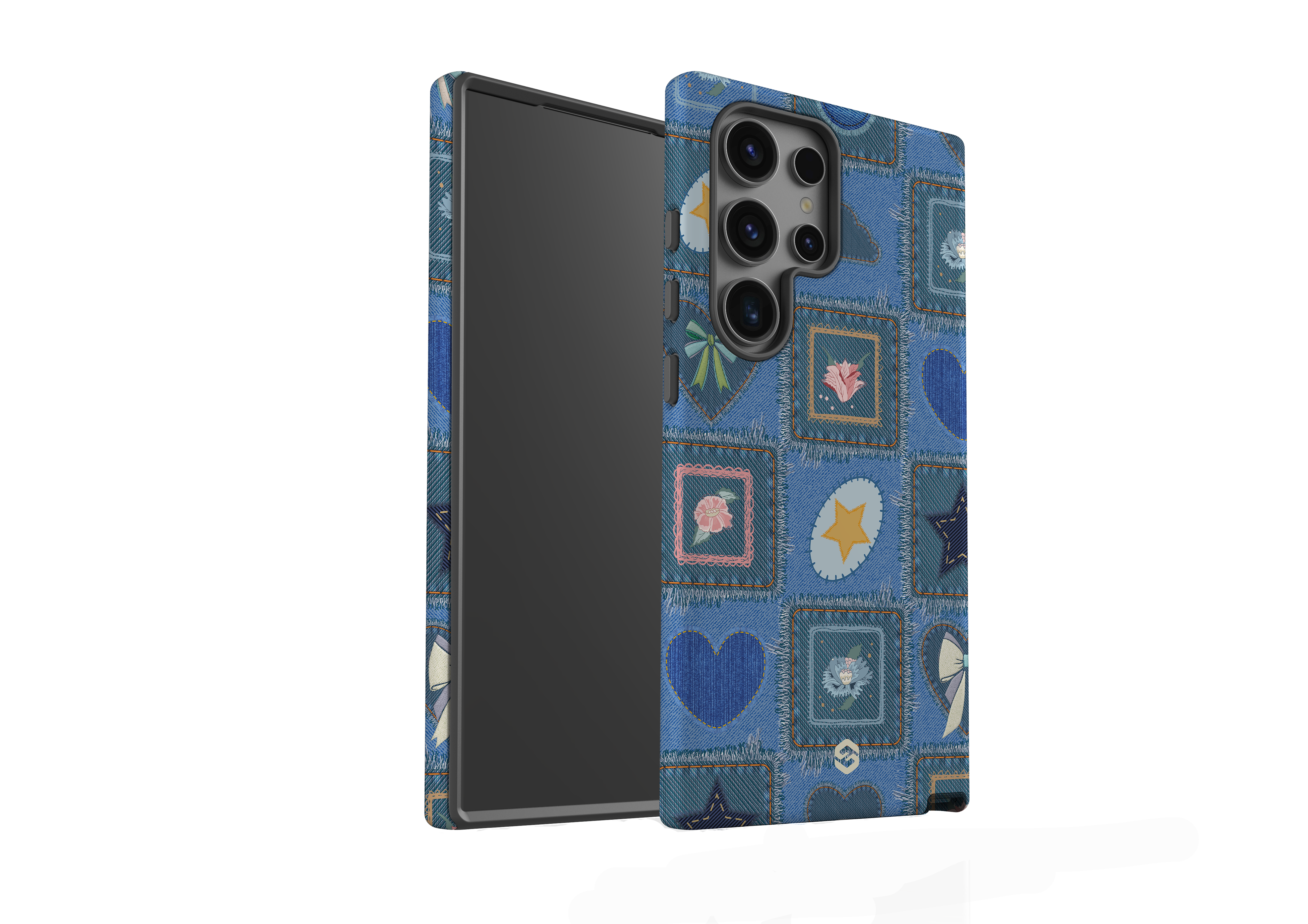 Denim Patchwork Case - Samsung Galaxy S24 Series
