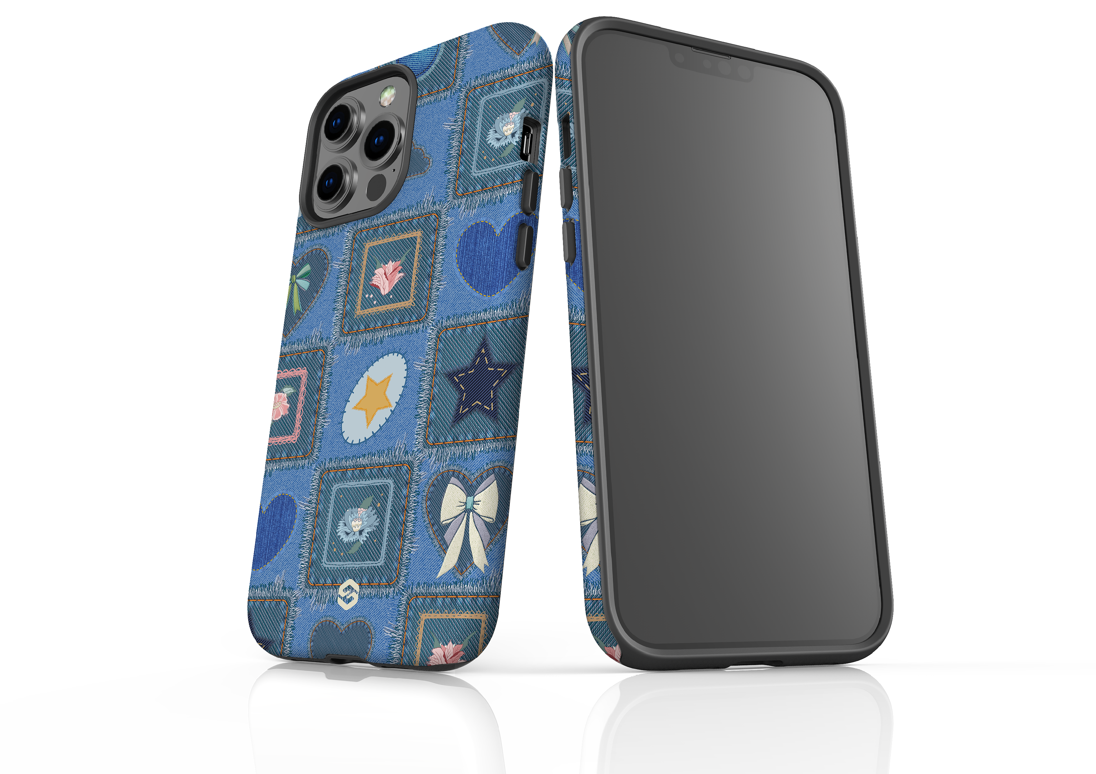 Denim Patchwork Case - iPhone 13 Series