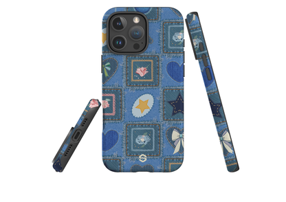 Denim Patchwork Case - iPhone 16 Series