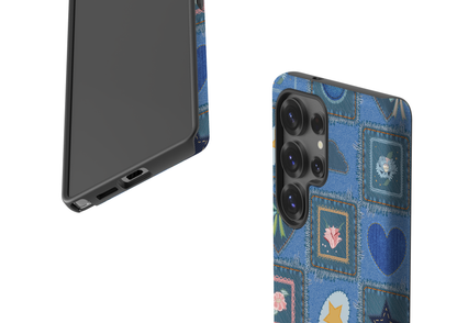 Denim Patchwork Case - Samsung Galaxy S25 Series