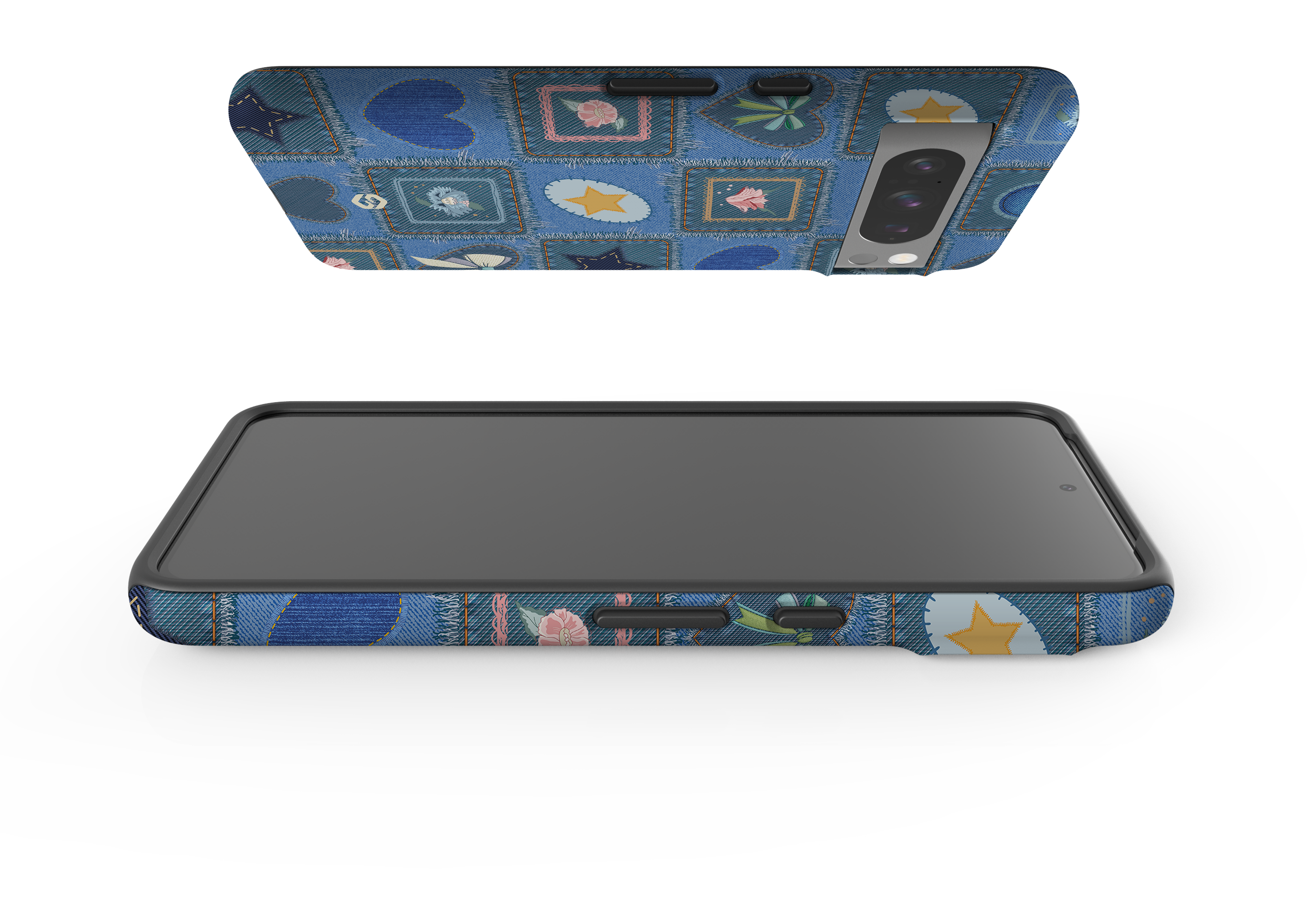 Denim Patchwork Case - Google Pixel Series