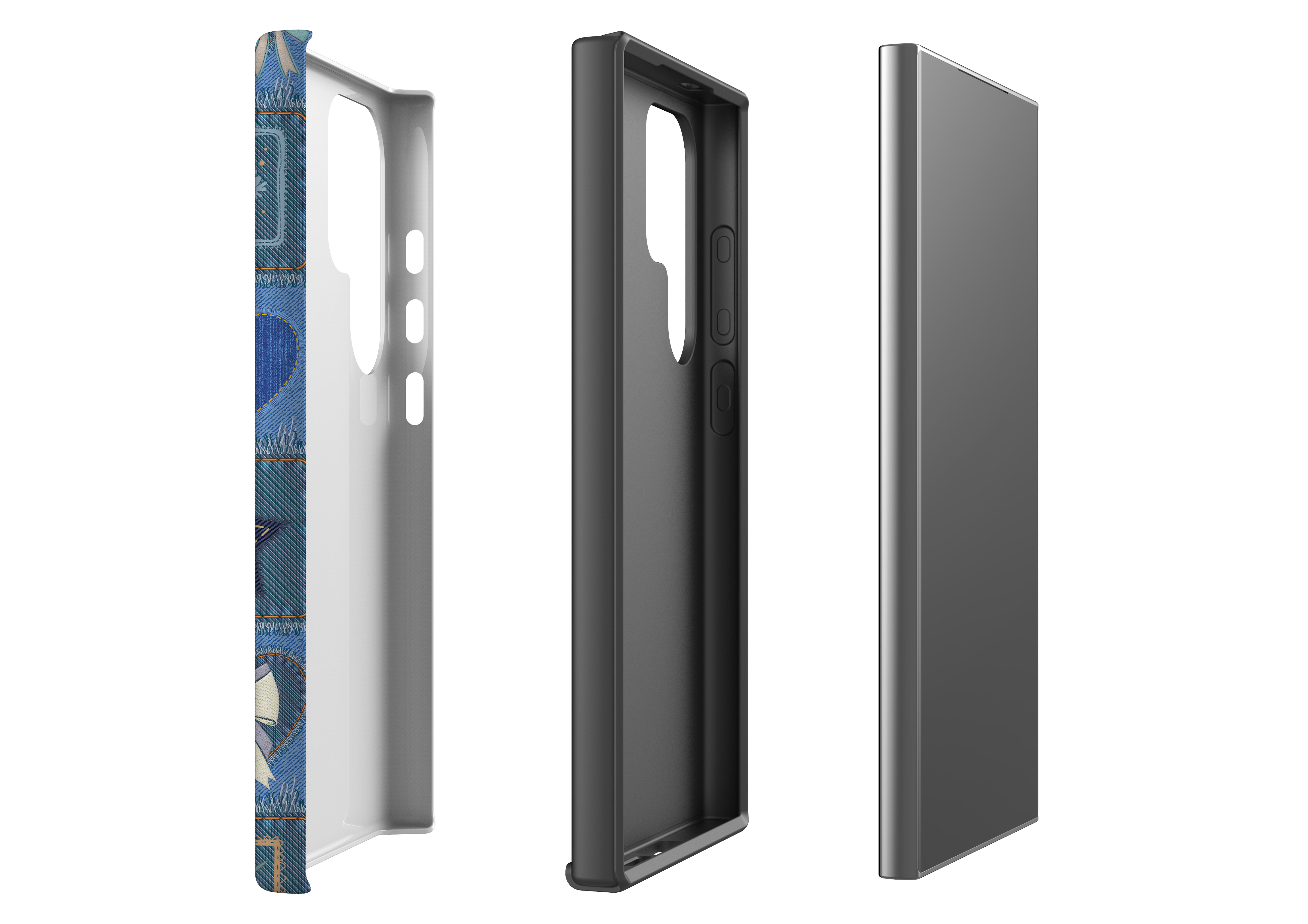 Denim Patchwork Case - Samsung Galaxy S24 Series