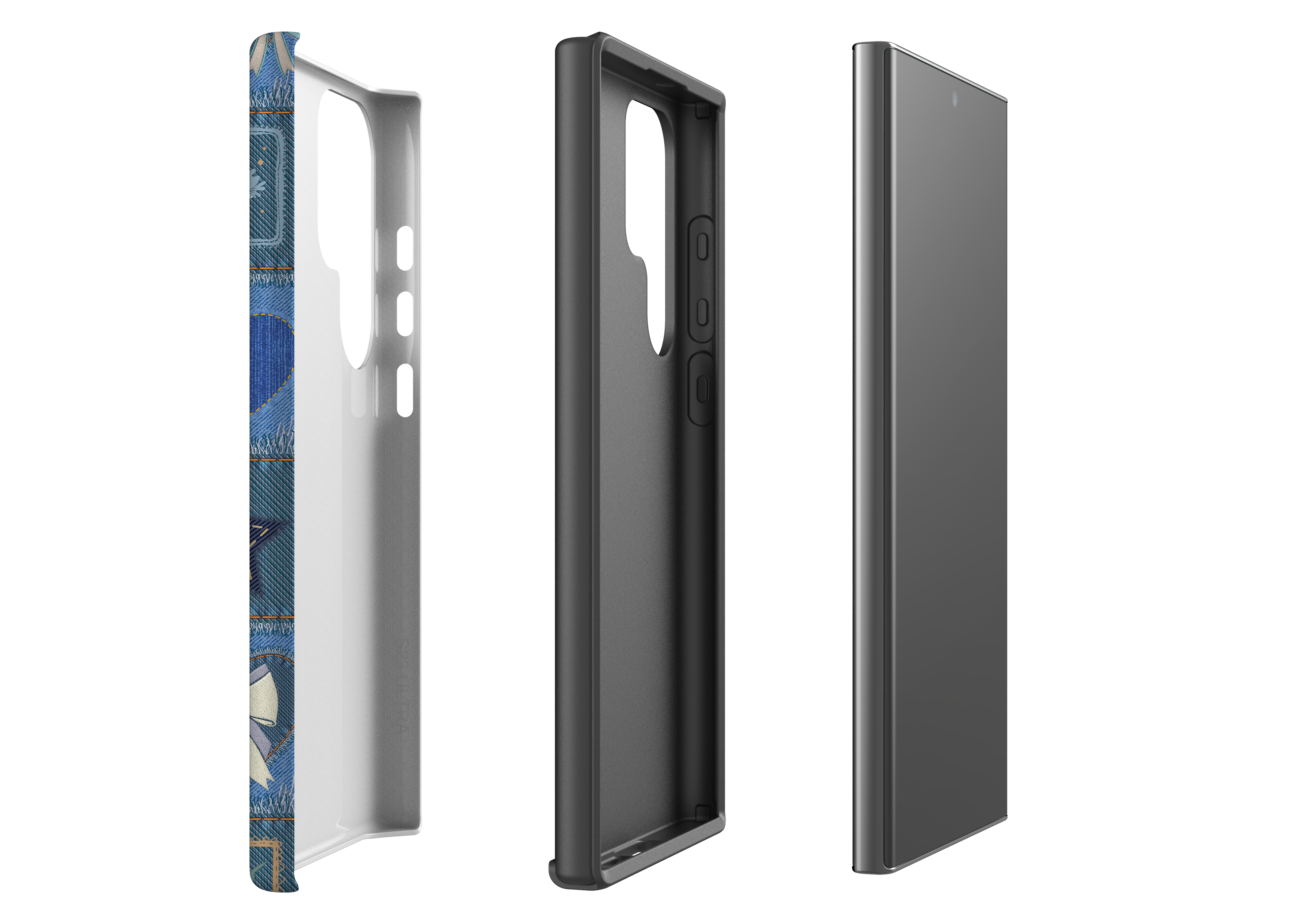 Denim Patchwork Case - Samsung Galaxy S23 Series