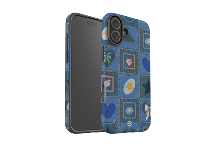 Denim Patchwork Case - iPhone 16 Series