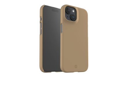 Basic Brown Snap Case in Gloss - iPhone 15 Series