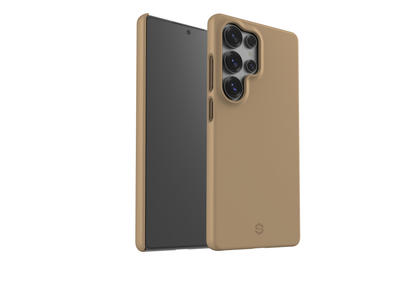Basic Brown Snap Case in Gloss - Samsung Galaxy S25 Series