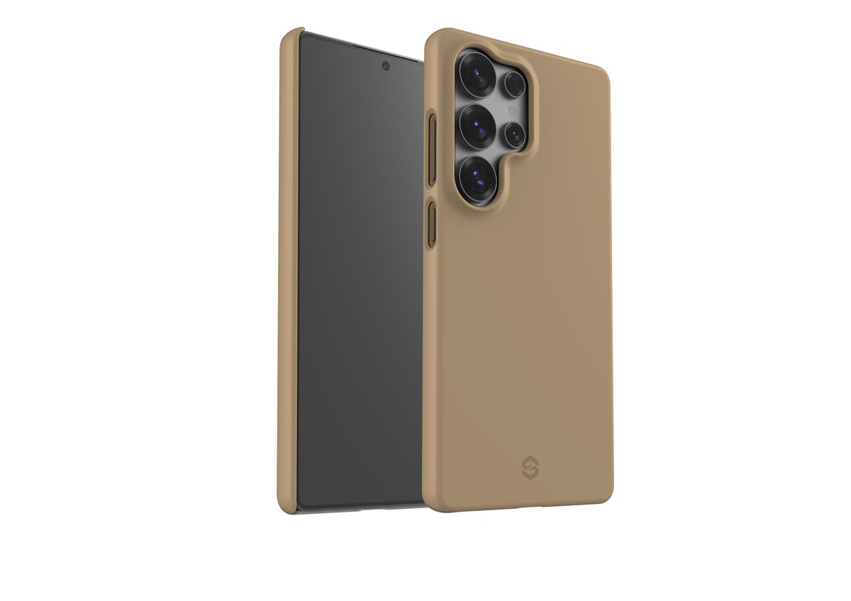 Basic Brown Snap Case in Gloss - Samsung Galaxy S25 Series