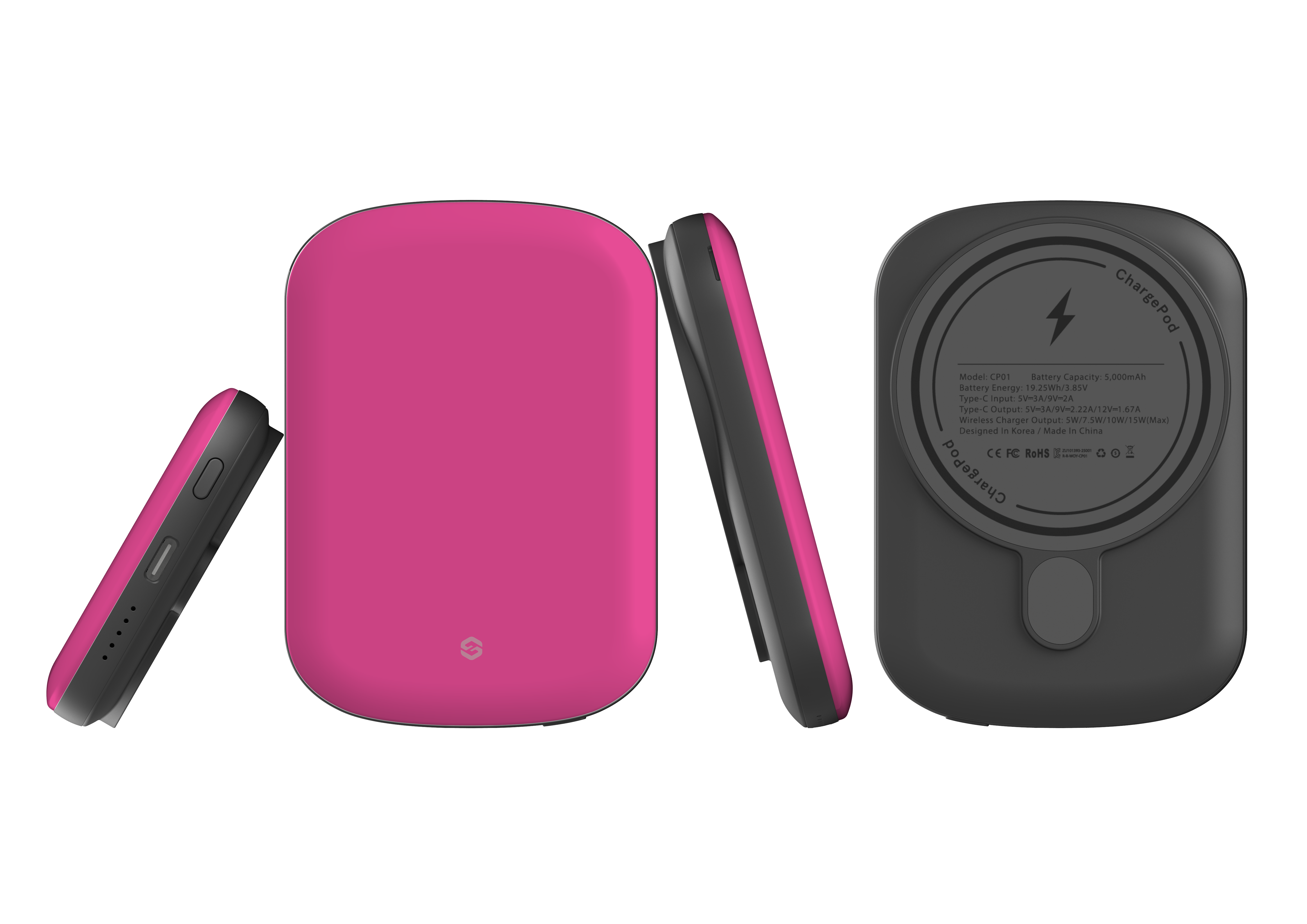 Playful Pink MagSafe Power Bank