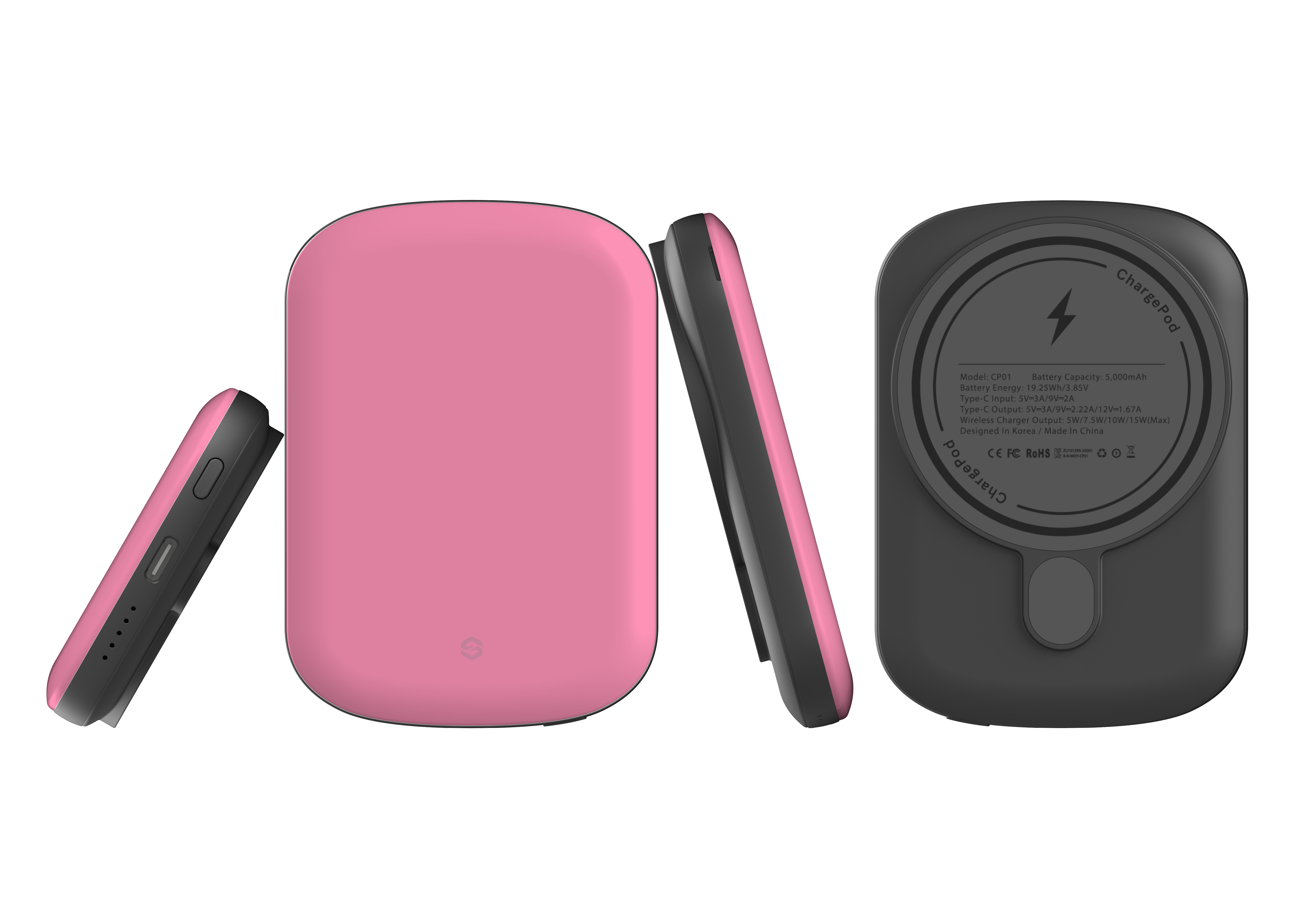 Playful Pink MagSafe Power Bank