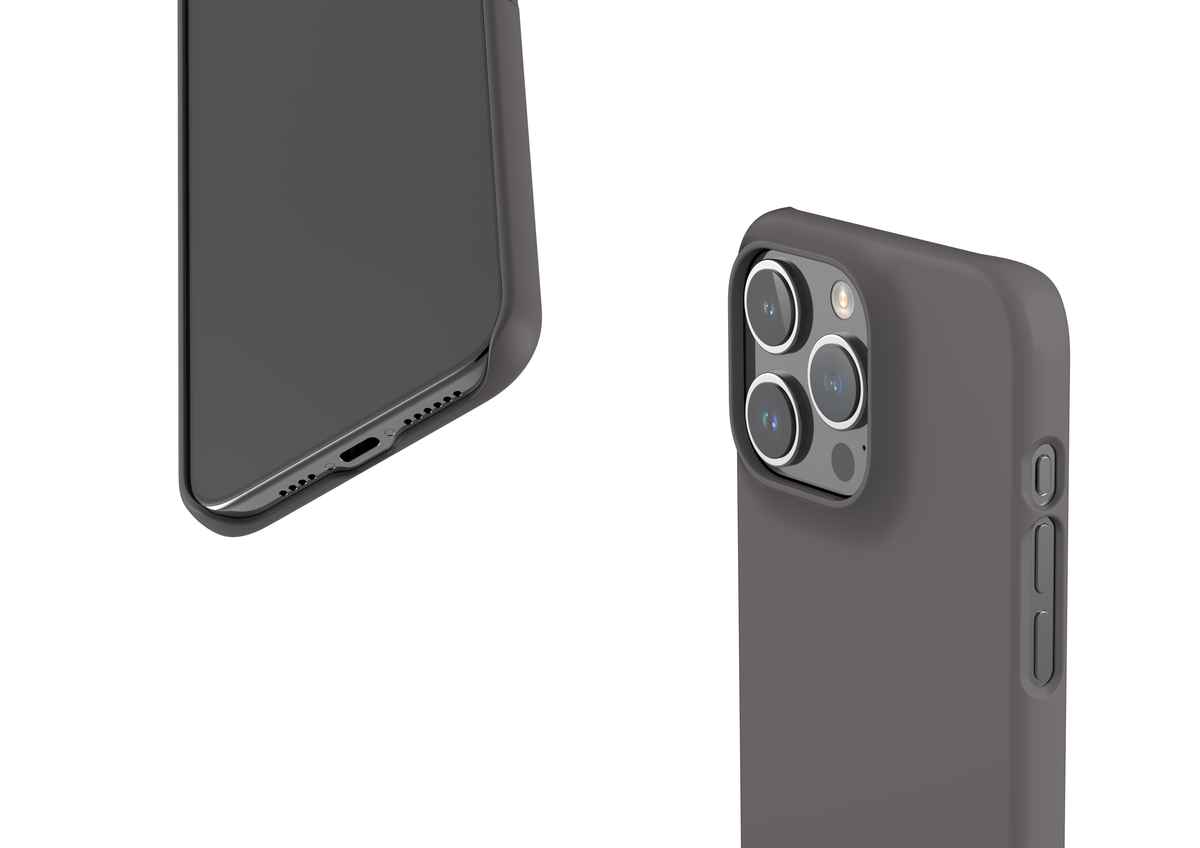 Stormy Grey Snap Case in Gloss - iPhone 15 Series