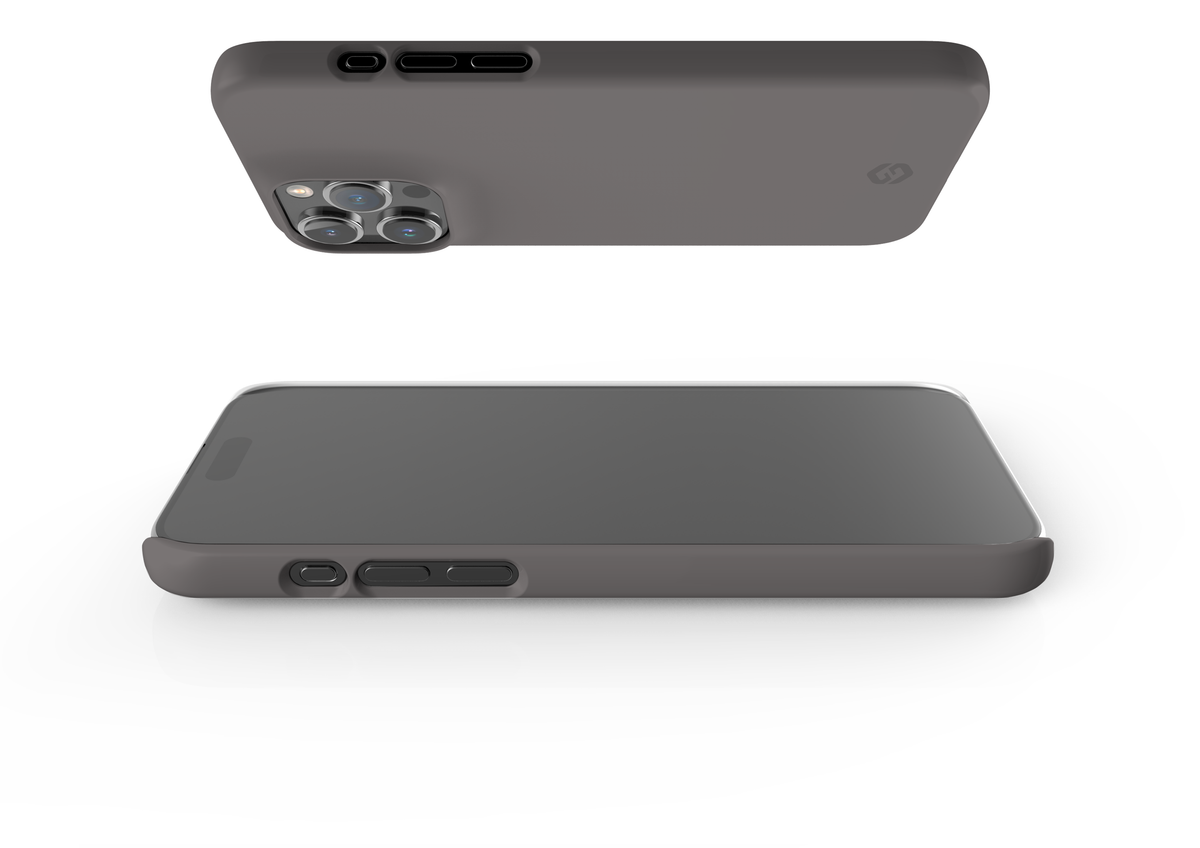 Stormy Grey Snap Case in Gloss - iPhone 15 Series