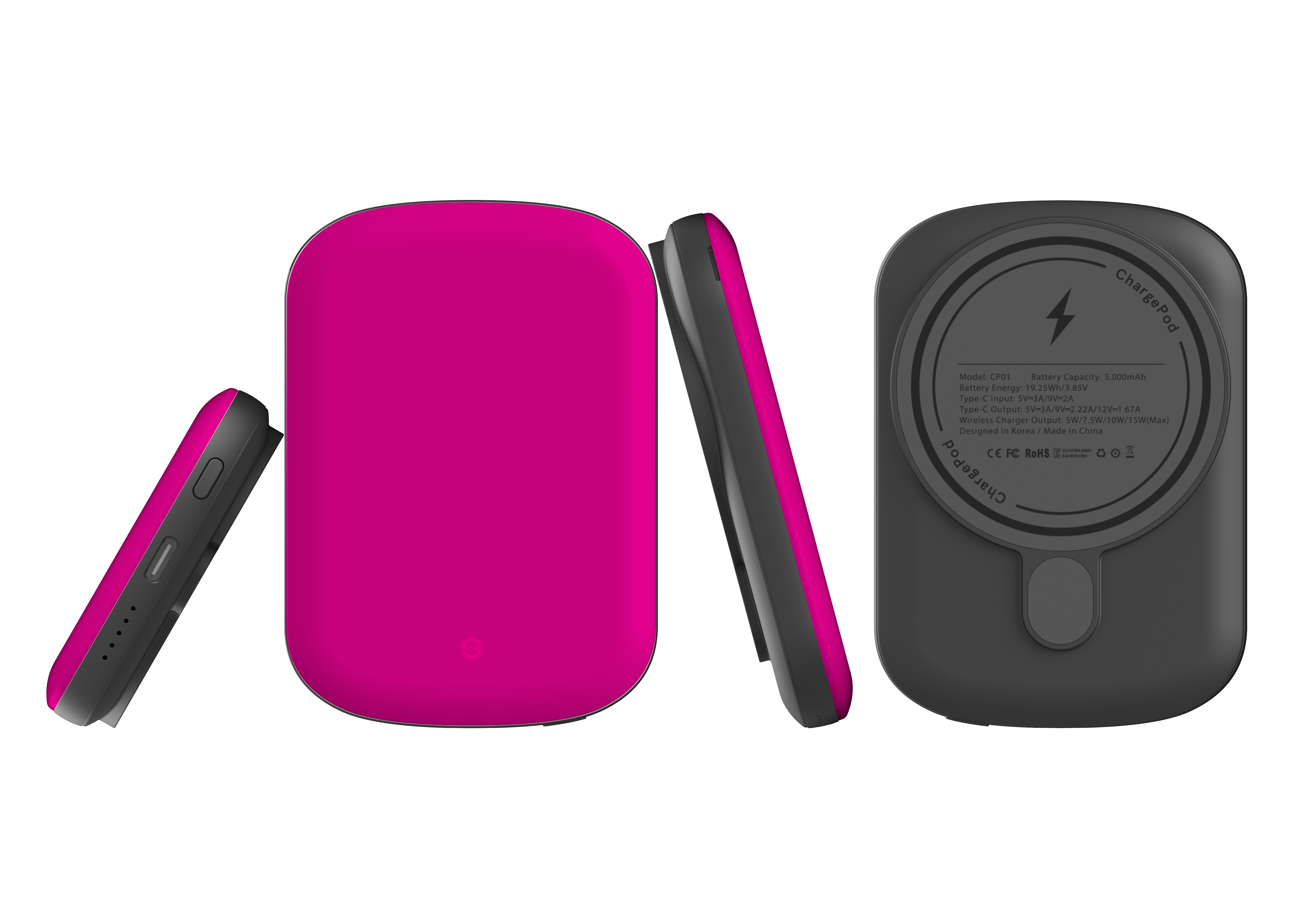 Playful Pink MagSafe Power Bank
