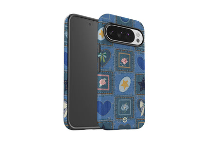 Denim Patchwork Case - Google Pixel 10 Series