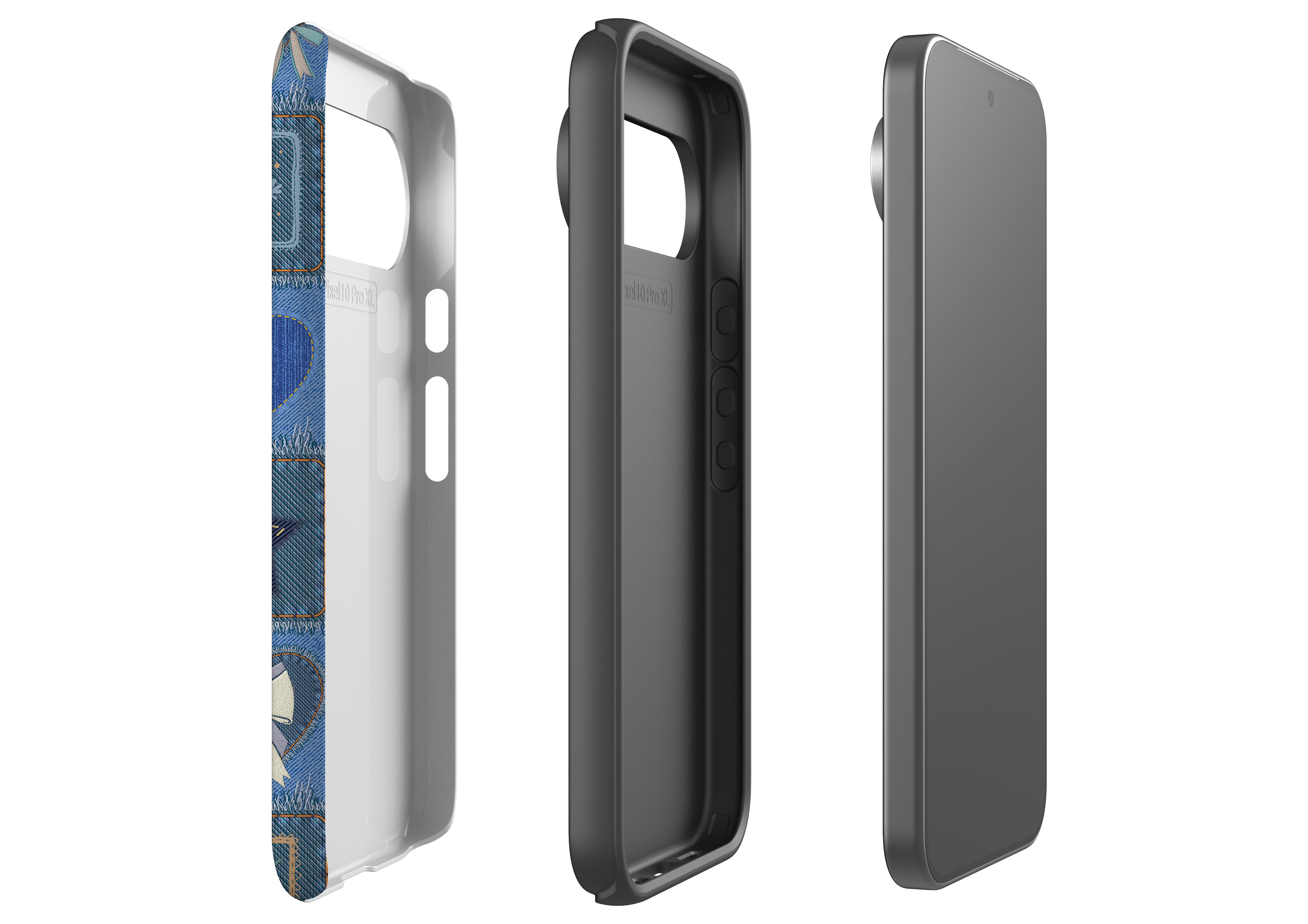 Denim Patchwork Case - Google Pixel 10 Series
