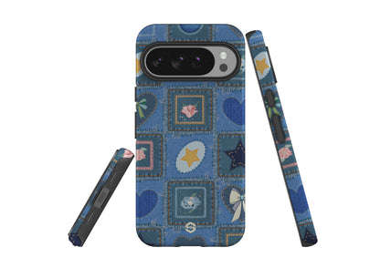 Denim Patchwork Case - Google Pixel 10 Series